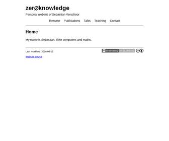 https://www.zeroknowledge.me