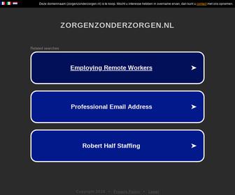 http://www.zorgenzonderzorgen.nl